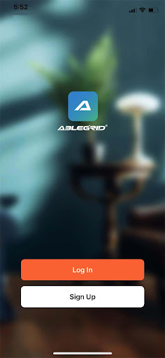 Android application ABLEGRID Smart screenshort