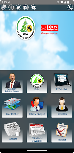 Android application T.C. Bolu Belediyesi screenshort