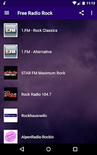 Free Radio Rock - Live Hard Ro Screenshot