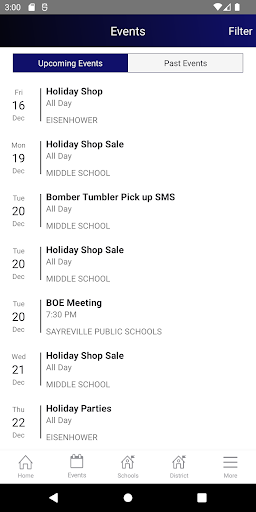 Sayreville Public Schools Screen 2