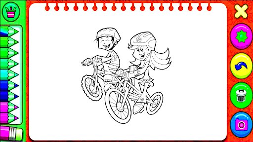 Niki Race Coloring Art