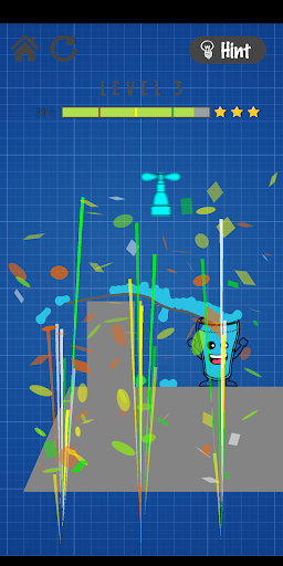 Smiley Glass Draw Lines