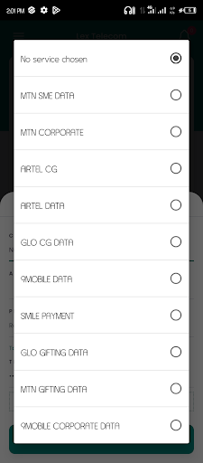 Lex Telecom Screen 2