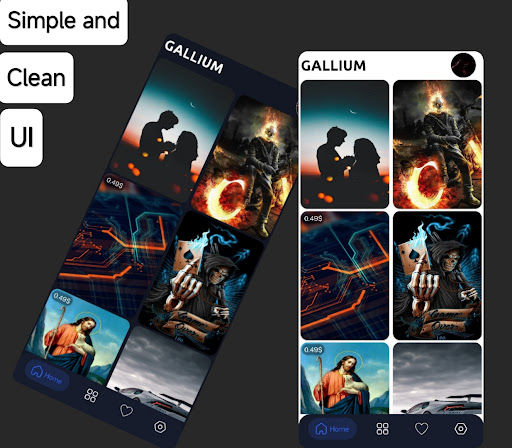 Android application Gallium Waves - Sell Your IMG screenshort