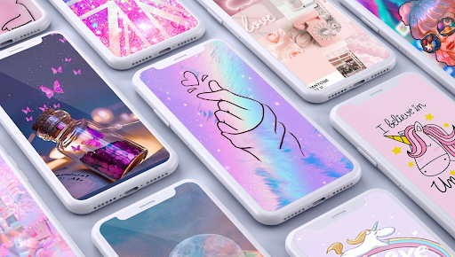 Android application Girly Wallpaper screenshort