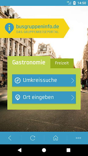 Android application Busgruppeninfo screenshort