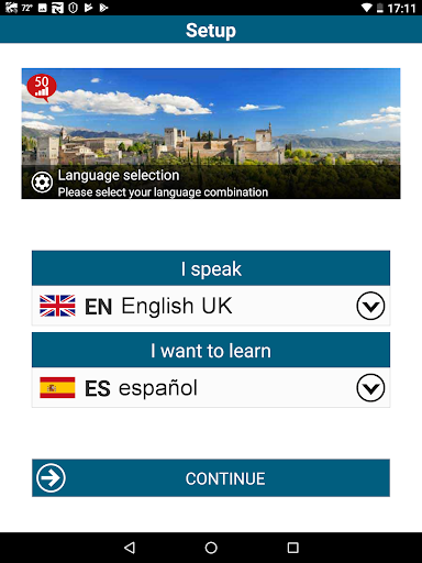 Screenshot of STEPS in 50 languages