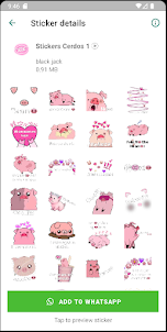 Stickers de Cerdos