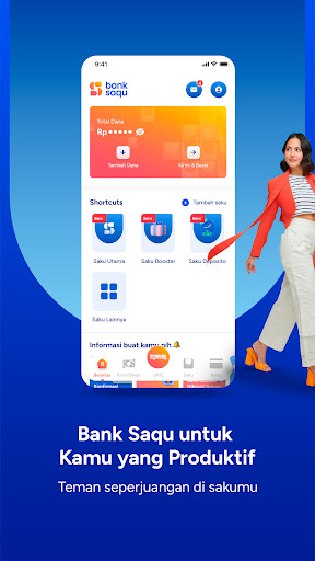 Android application Bank Saqu screenshort