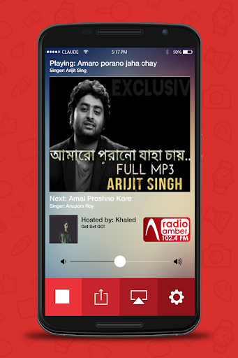 Android application Radio Amber screenshort