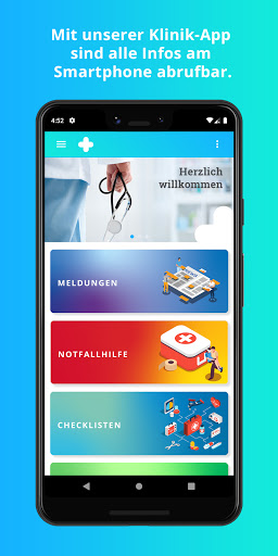 Android application Klinik + by mobio® screenshort