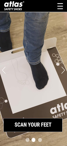 ATLAS – scan your feet! Screen 3