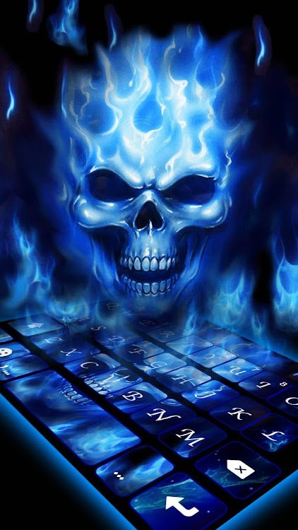Flaming Skull 3D Theme - 7.2.0_0323 - (Android)