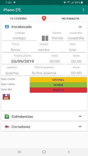Android application MAGPlanodecorte screenshort