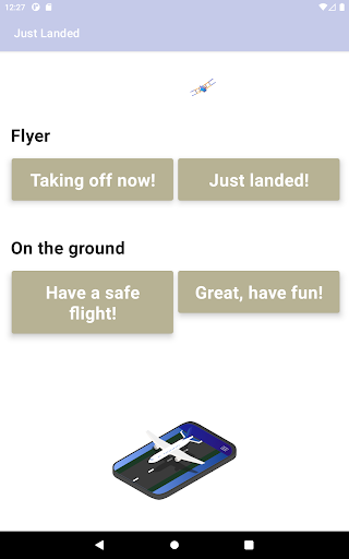 Just Landed Screen 3
