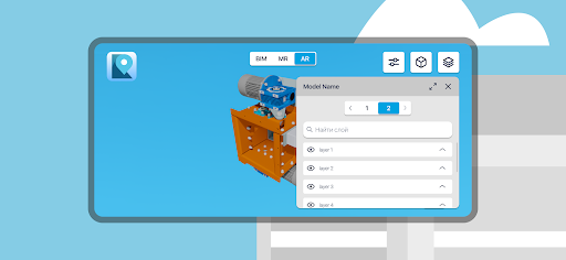 Android application XR Blueprint 3D screenshort