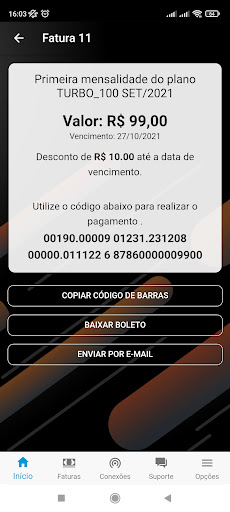 Milenio WiFi Screen 3