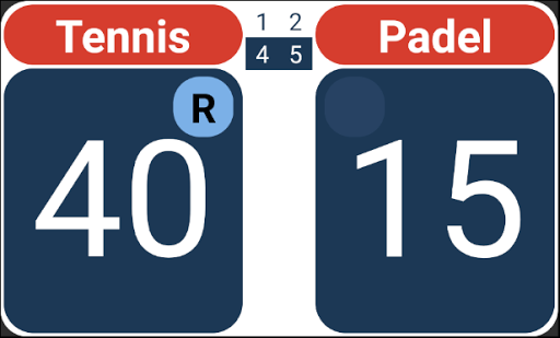 Screenshot of Score Tennis/Padel