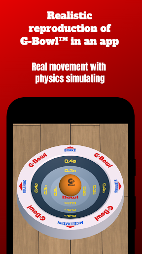 Android application G-Bowl Basic - Accelerometer screenshort