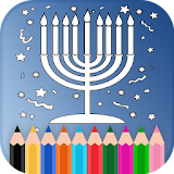 Happy Hanukkah Coloring Book icon