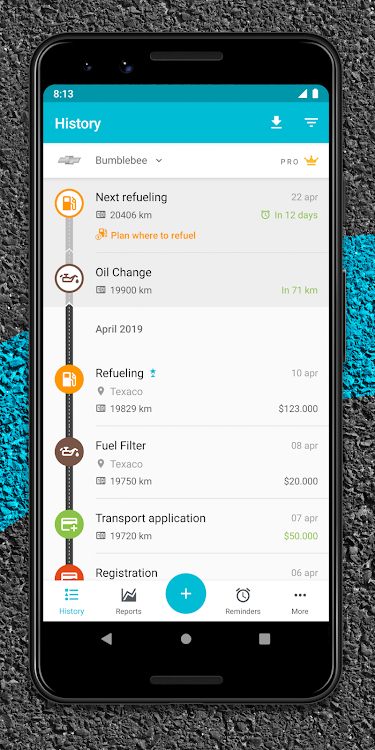 Drivvo - car management - 8.4.12 - (Android)