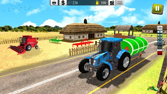 farm games: tractor farming