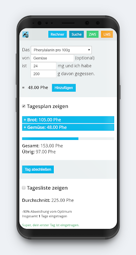 Phe Rechner Screen 2