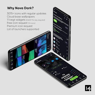 Nova Dark Icon Pack v6.1.1 Apk (Premium Unlocked) Free For Android 2