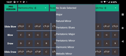 Chromatic Harmonica Screen 2