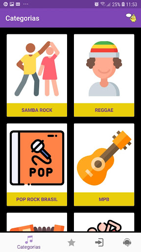 Kanarioke Catálogo de músicas Screen 2