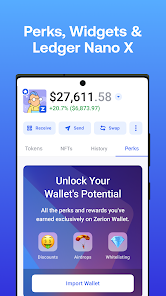 Imágen 7 Zerion Wallet: Crypto & Web3 android