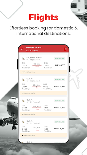 Android application VVHOLIDAYS screenshort