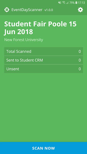 Event Day Scanner Screen 3