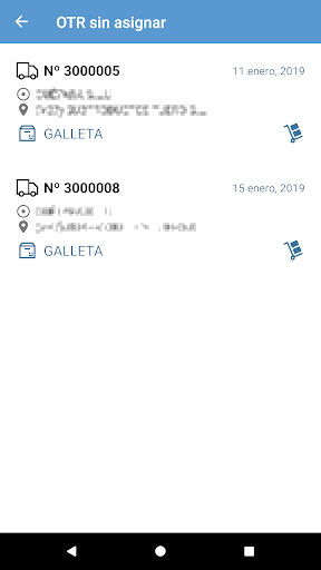 Fama Órdenes Traslado Residuos Screen 2