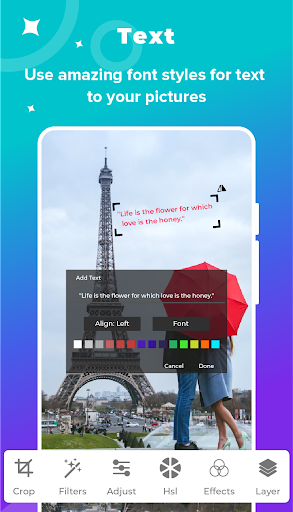 Photo editor: Background blur Screen 3