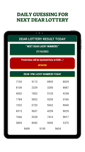 Dear Lottery Result Today 15