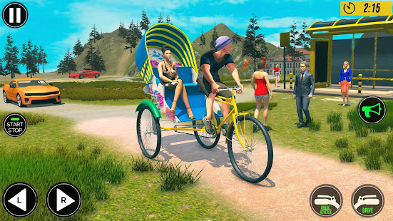 Bicycle Rickshaw Driving Games 2.8 APK screenshots 2