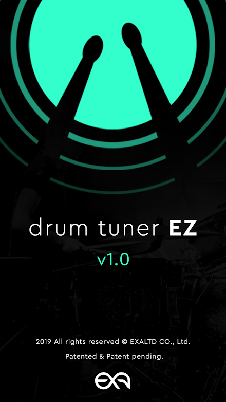 drum tuner EZ > tune faster! Screen 1