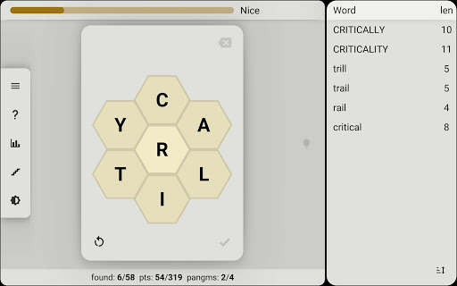 Queen Bee (spelling bee game) Screen 3