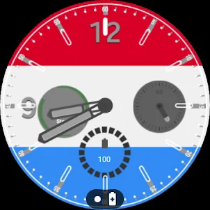 Flag Luxembourg Watchface