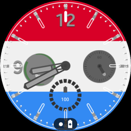 Flag Luxembourg Watchface - 1.0.0 - (Android)