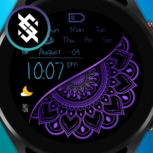 BFF28 - Neon Art Pattern logo