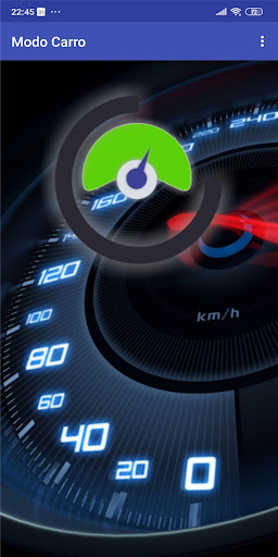 Android application Velocidade screenshort