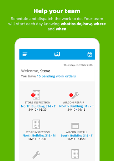 Work&Track Mobile Screen 2