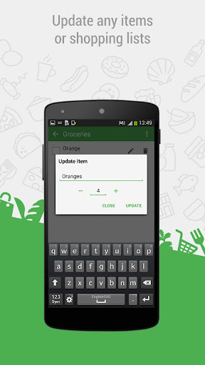 Android application Happy Shopper - Shopping list screenshort