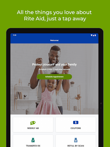 Screenshot of Rite Aid Pharmacy