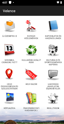 Android application Velence screenshort