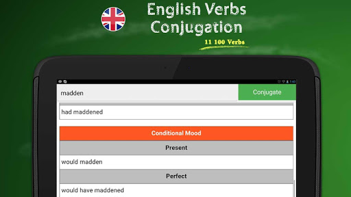 English Verbs Conjugation