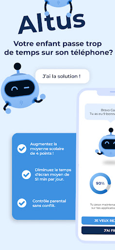 Android application Altus - Contrôle Parental screenshort