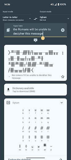 Write in Runic (Runes writer) Screen 3